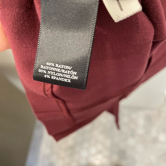 Ann Taylor burgundy dress, size 6 - Picture 3 of 4